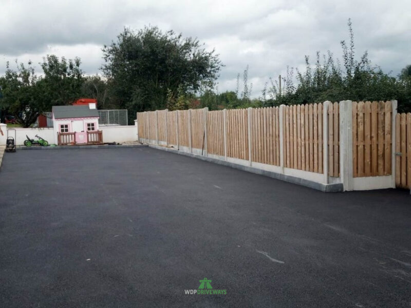 Tarmac Driveway with New Kerbing and Fencing in Enniscorthy, Co Wexford (1)