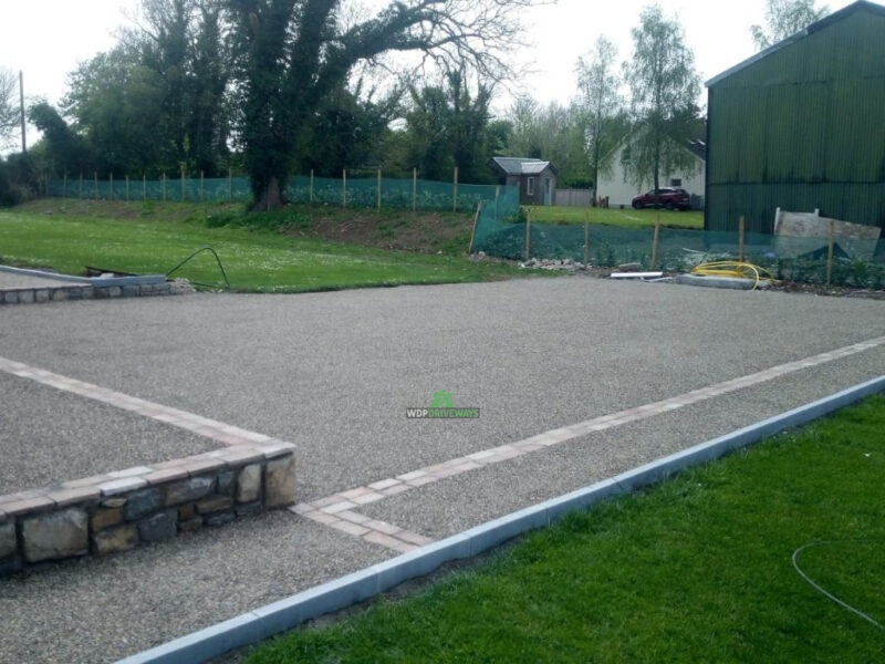 Tar and Chip Driveway and Raised Patio in Coolgreany, Co. Wexford (9)