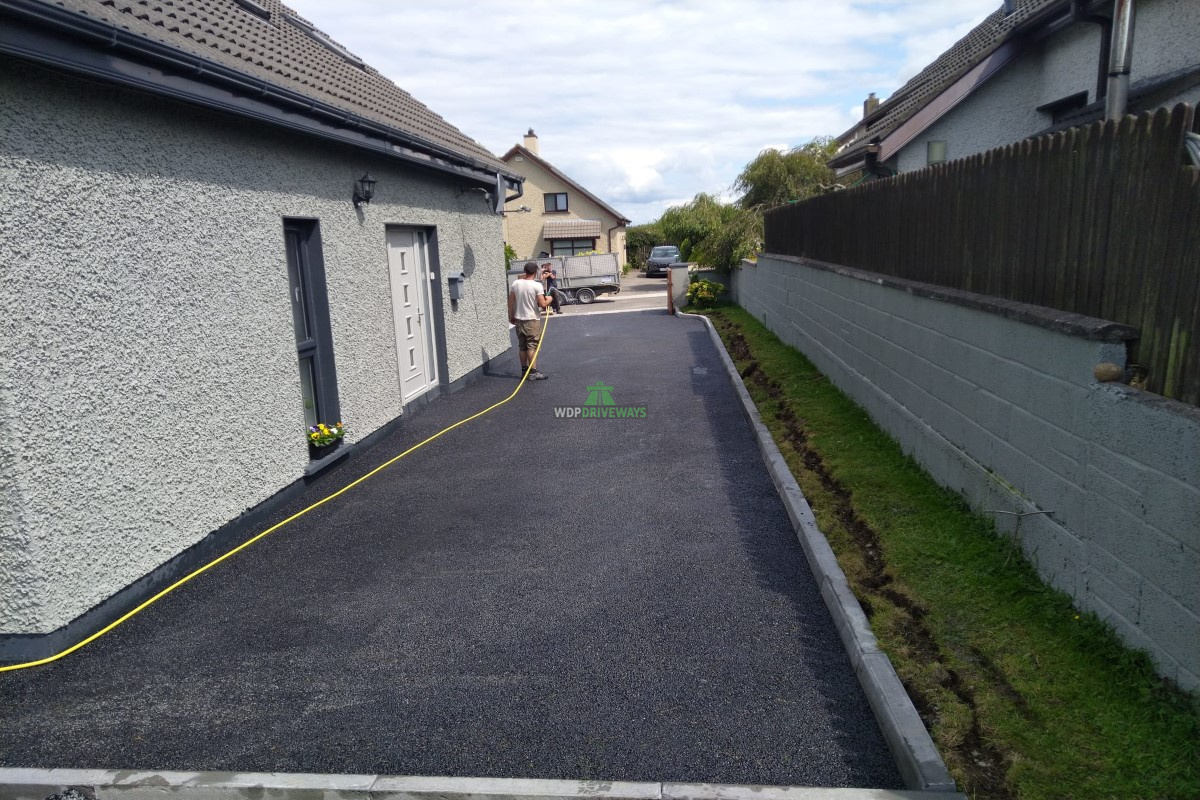 SMA Driveway with Kerbing in New Ross, Co. Wexford
