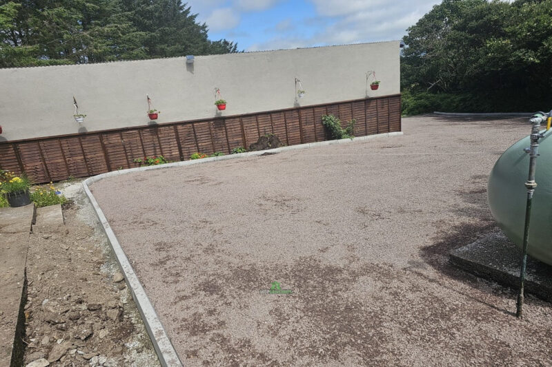 Double Coated Tar and Chip Driveway with Kerbing in Ballyfad, Co. Wexford (15)