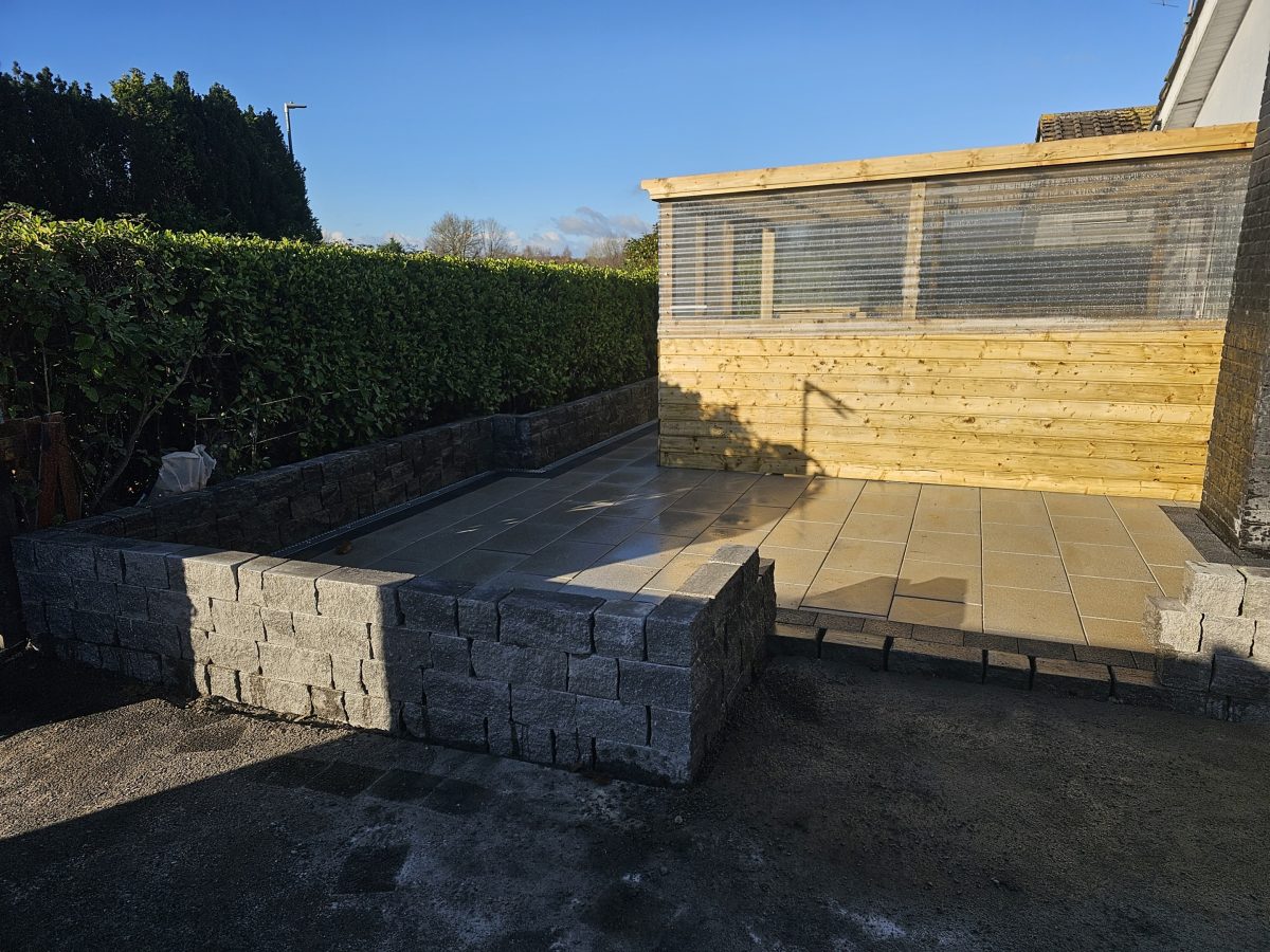 New Patio in Courtown, County Wexford