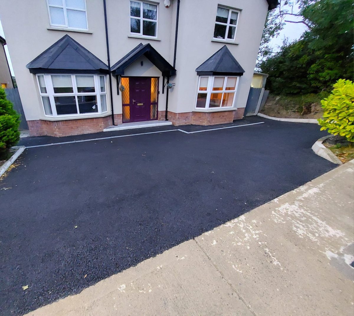 Tarmacadam Driveway with ACO Drainage in Riverchapel, Co. Wexford